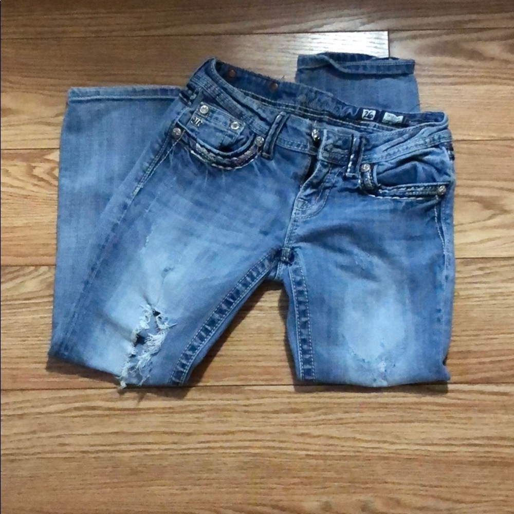 Miss Me Destroyed Capris